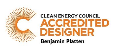 Ben Platten CEC accredited designer logo small